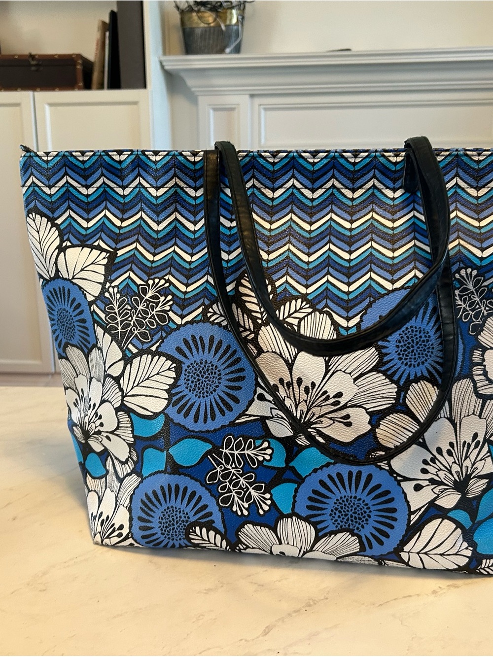 Vera Bradley Blue Bayou Tote Bag